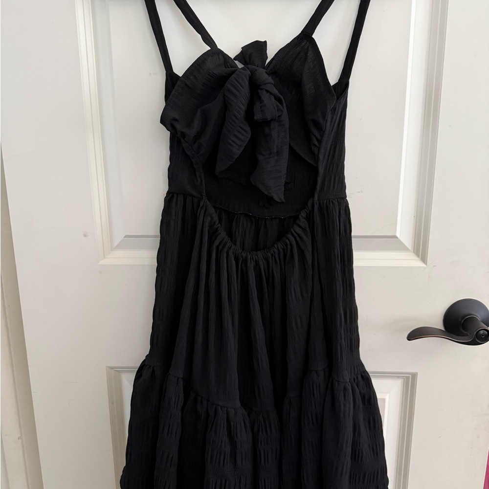 Black with Back Bow Dress